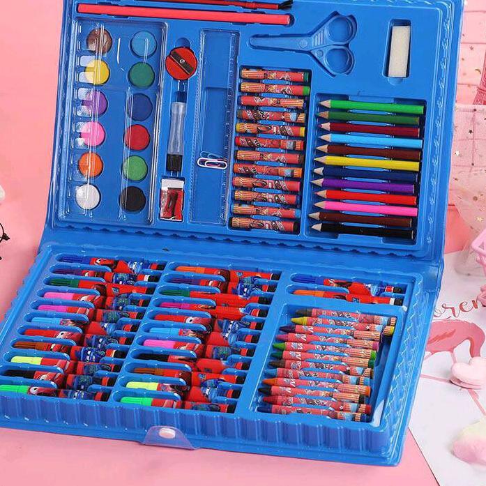 

VH5Ⓝ Uv Stationery Set Pencil Crayon Cat Air Perlengkapan Sekolah Menggambar Anak isi 86 Pensil Warna / Pensil Warna Menggambar Isi 86 pcs / Krayon Menggambar Pasti Laris