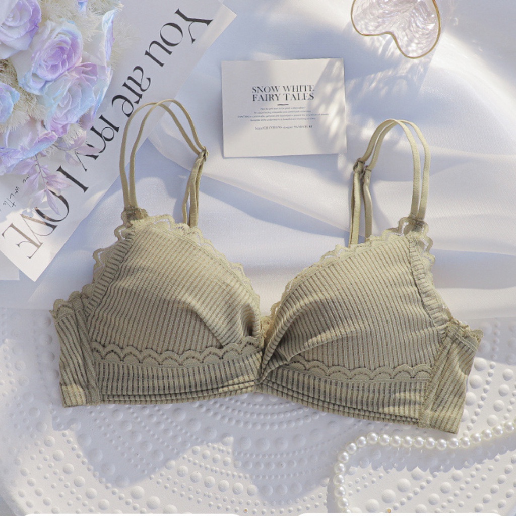 【 Bra Mall 】BM-353 Bra BH Push Up Set Tanpa Kawat Wanita Bikini Sport Beha