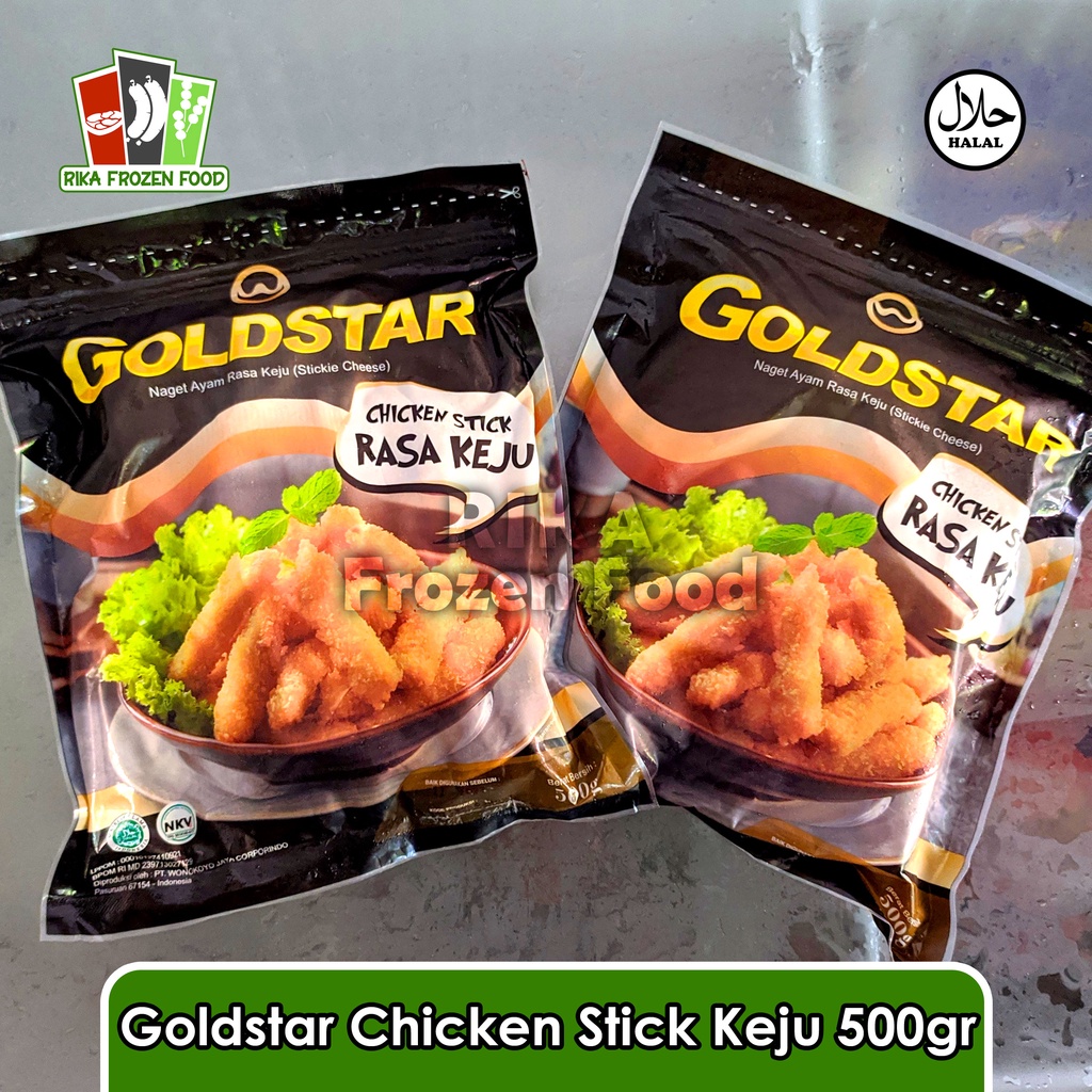 

Goldstar Chicken Stick Rasa Keju / Stik Ayam 500gr