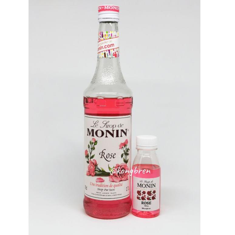 

[I-F5F ㊚] Sirup Monin Repack 100ml - Monin Syrup Vanilla - Caramel - Hazelnut - Rose - Peach - Pandan - Lychee-top produk