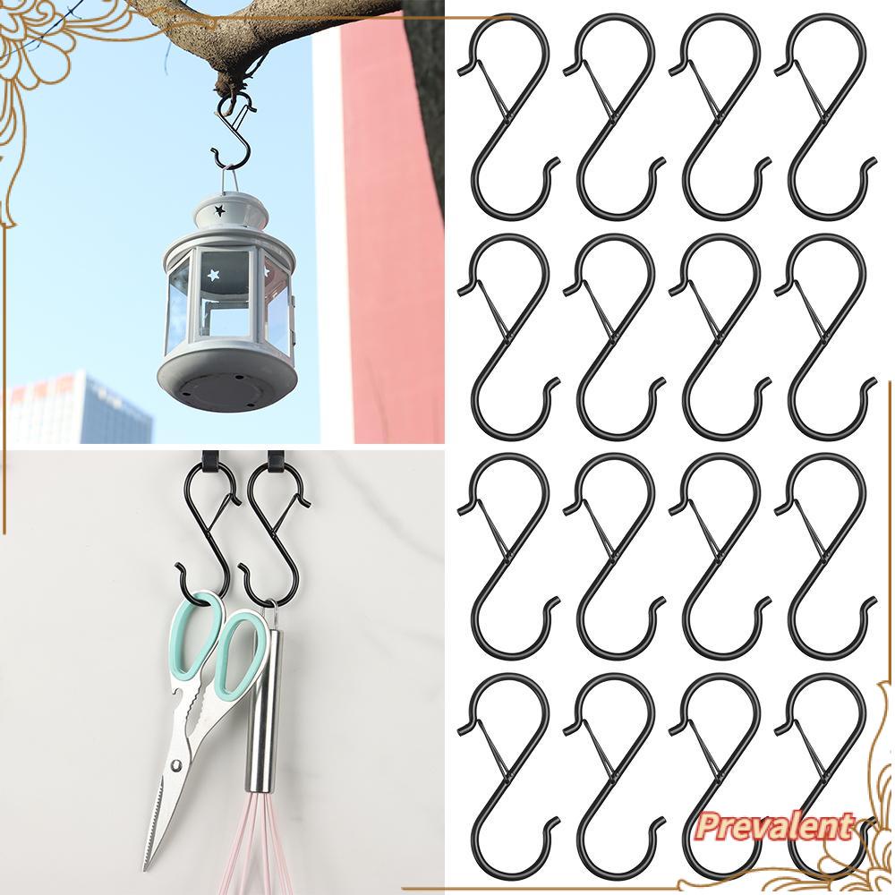 Preva 4 Pcs S Kait Heavy Duty Anti-Drop Taman Kamar Mandi Safety Buckle Hook