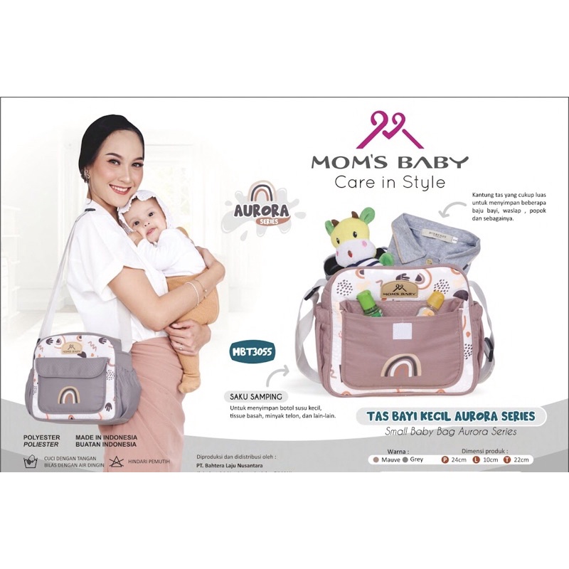 Moms Baby Tas Aurora Series Kecil/Medium/ Ransel/ Jumbo