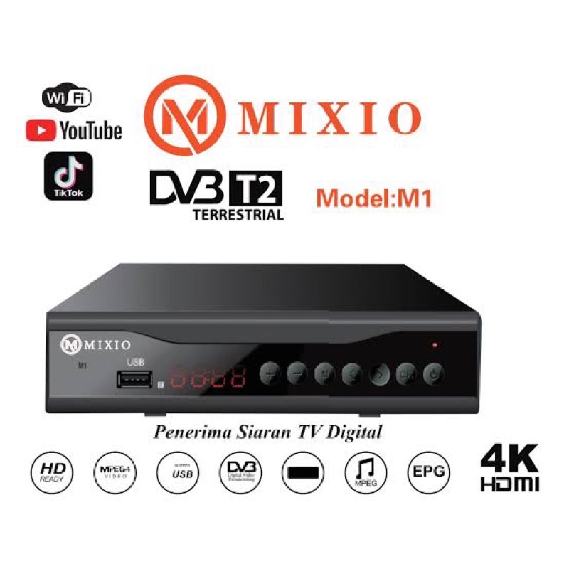 SET BOX MIXIO DVB T2 - SET TOP BOX MIXIO 4K HDMI