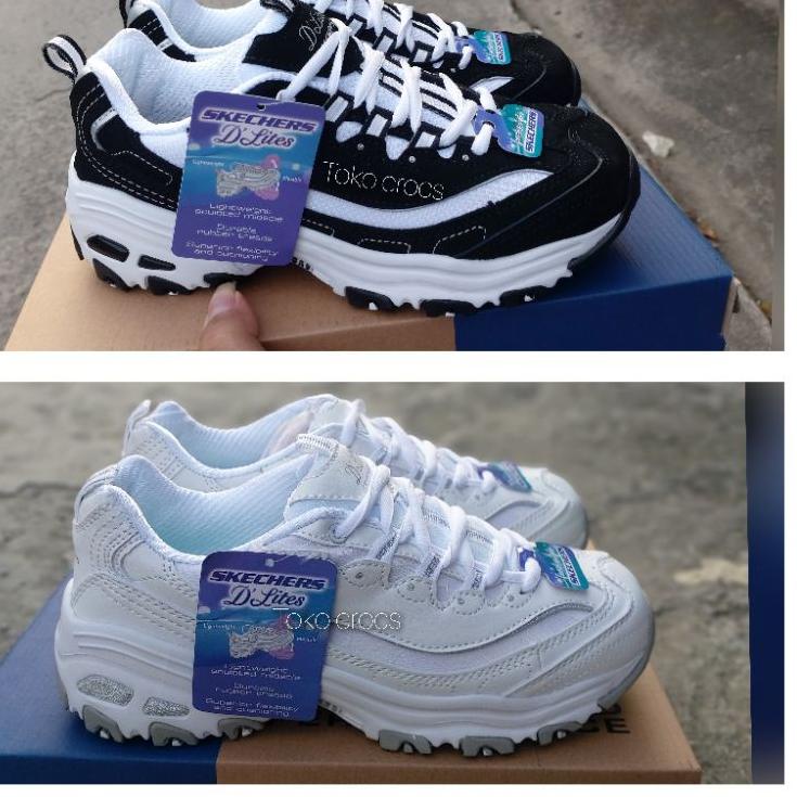 Chekout Sepatu wanita Skechers D'lites fresh / Skechers Dlites Surething New / Skechers D'lites