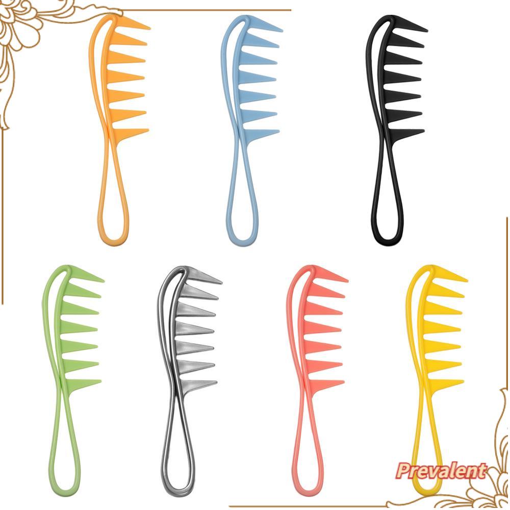 Preva Detangling Sisir Pria Styling Wet Dry Hair Handgrip Curly Perawatan &amp; Styling Rambut Panjang