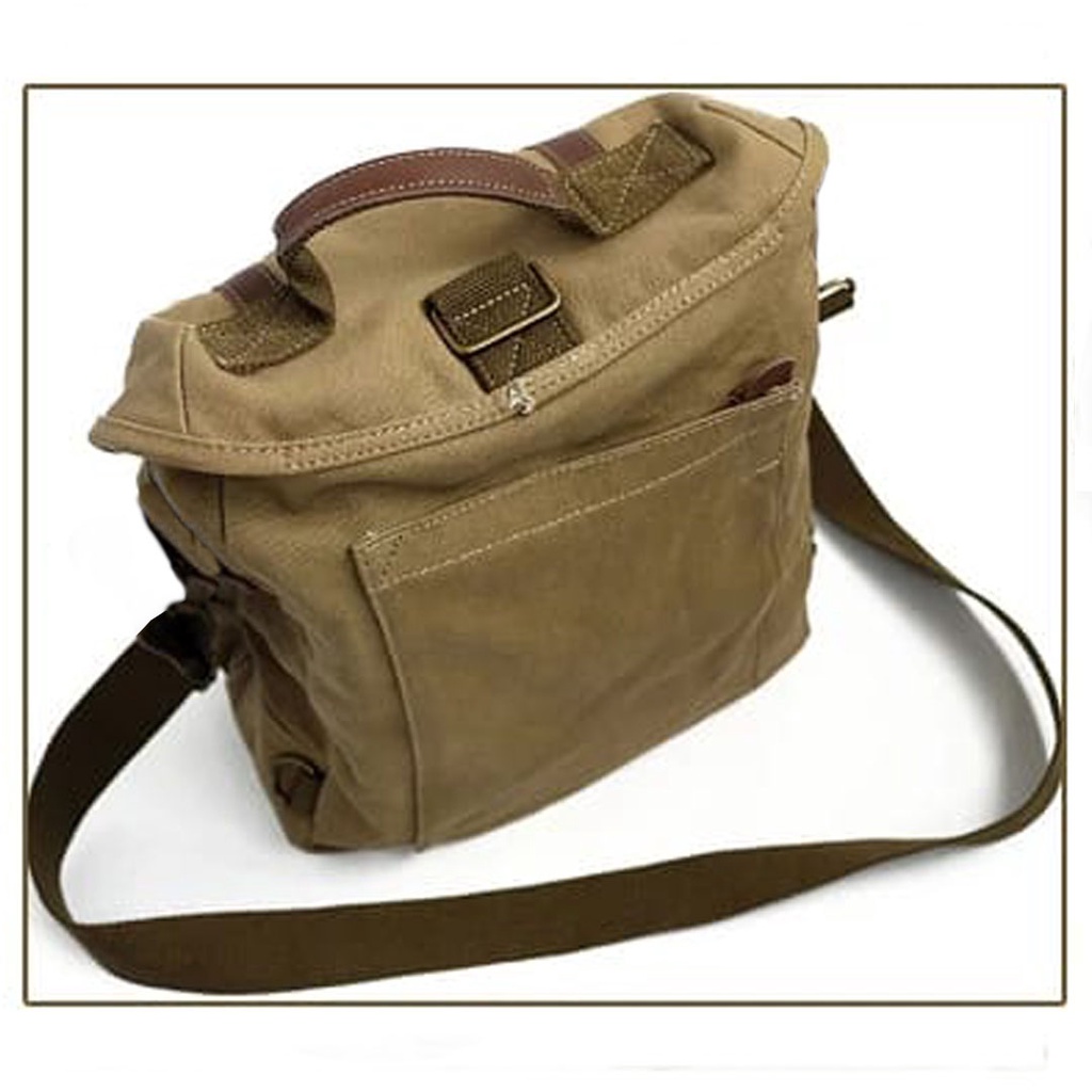 DISTRO  Klub New Arrival - Tas Ransel Canvas IAC Backpack Up to 13 inch - Tas Sekolah Tas Wanita Daypack