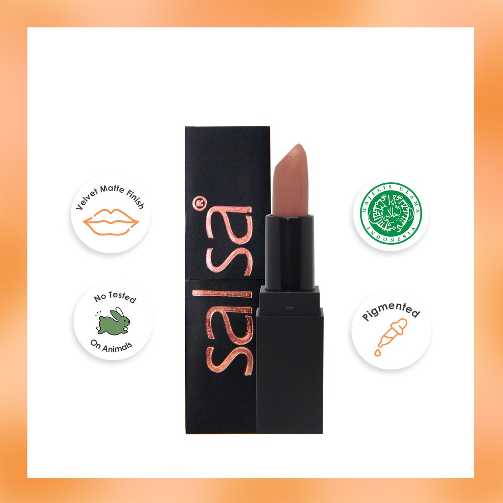 SALSA MATTE LIPSTICK 3.5GR -NJ