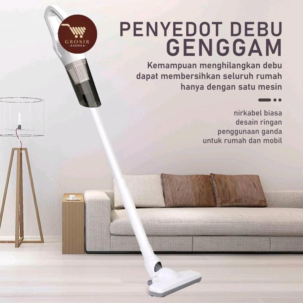 VACUUM CLEANER ELECTRIC / VACUMM CLEANER 3in1 PENYEDOT DEBU TANPA KABEL WIRELESS MULTIFUNGSI