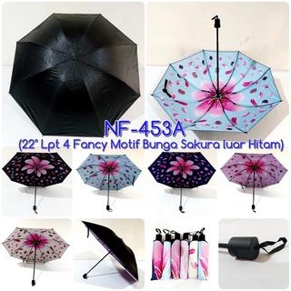 Payung Lipat NF 453 Motif Bunga Sakura NAGOYA