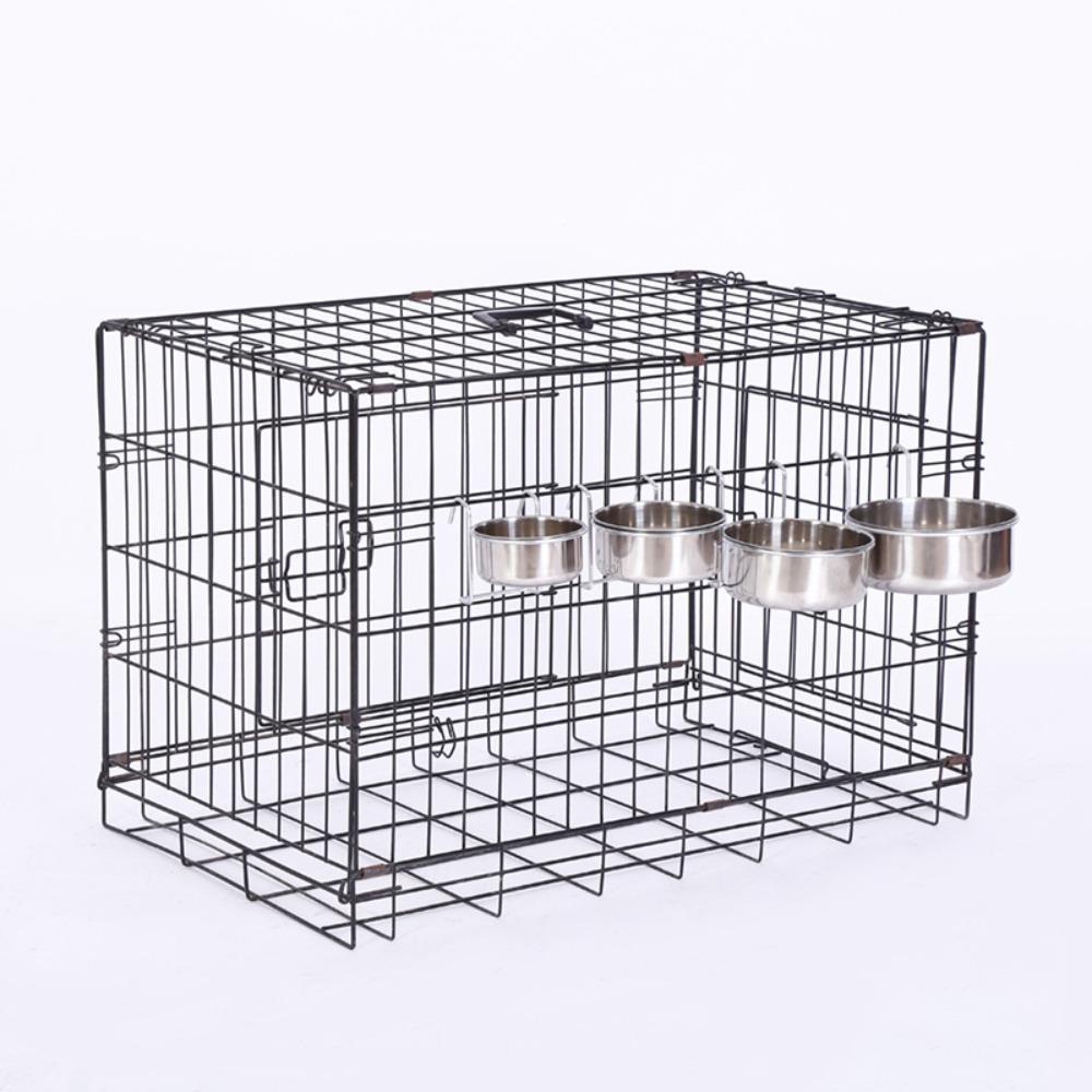 Mangkuk Anjing Stationary Nanas Tahan Lama Stainless Steel Puppy Cat Hanging Feeder Dish