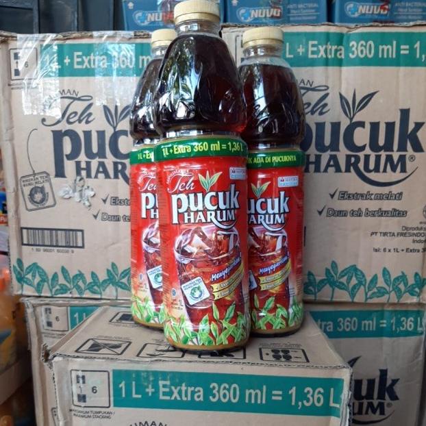 

Teh PUCUK HARUM Minuman Teh Melati Botol 1360ml (1.36L)