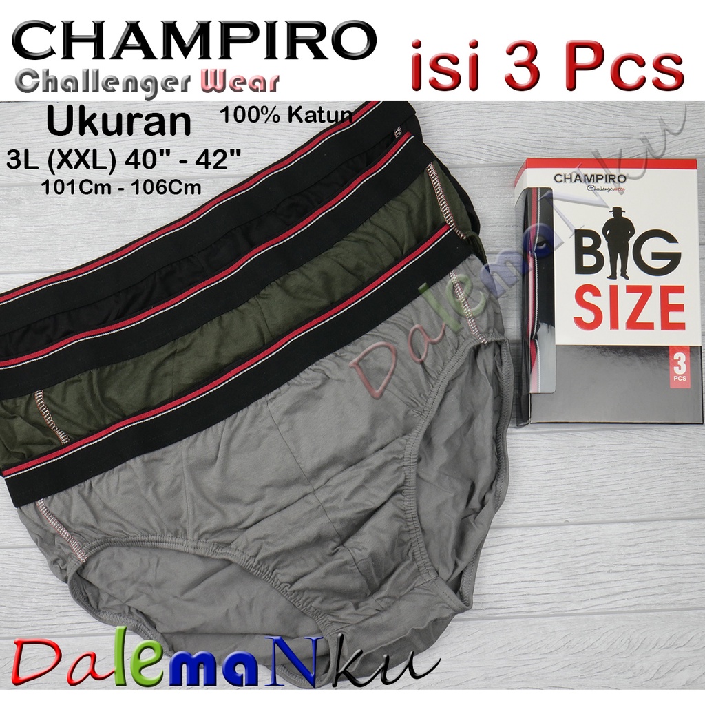 Celana Dalam Pria Champiro Challenger Wear C0363 Original