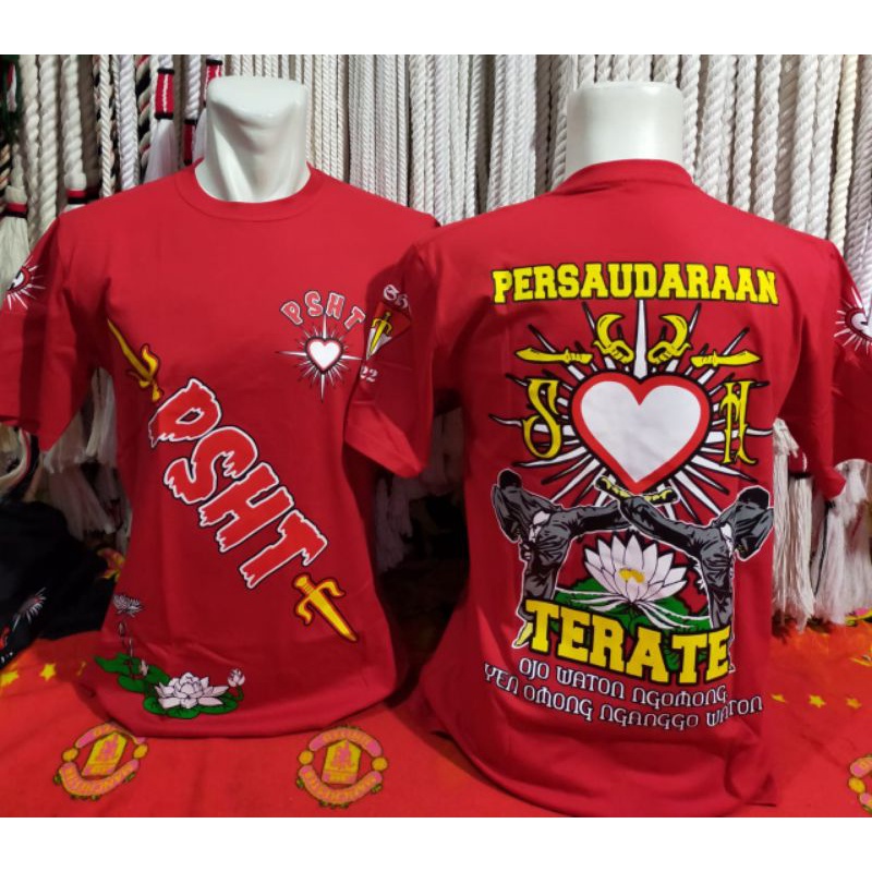 KAOS PSHT FULL SABLON MERAH