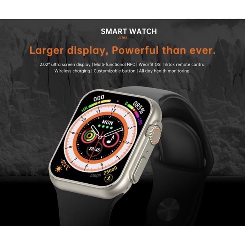 Original Watch 8 Terbaru Layar Sentuh Bisa Ganti Tali