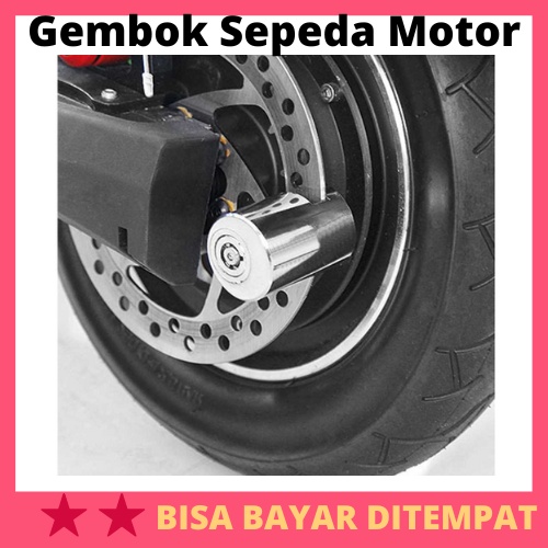 Gembok Sepeda Motor Cakram Moped Disc Brake / Kunci Gembok Cakram Sepeda Sepedah Motor Montor Anti M