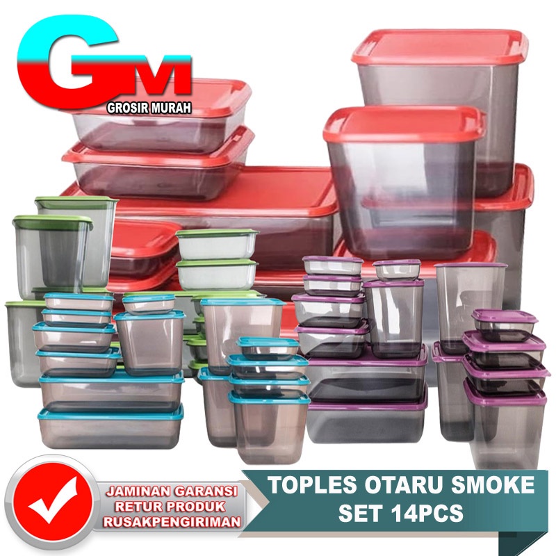 Toples Otaru Smoke Sealware Original Haha Production / Toples Set Otaru Soke set 14Pcs