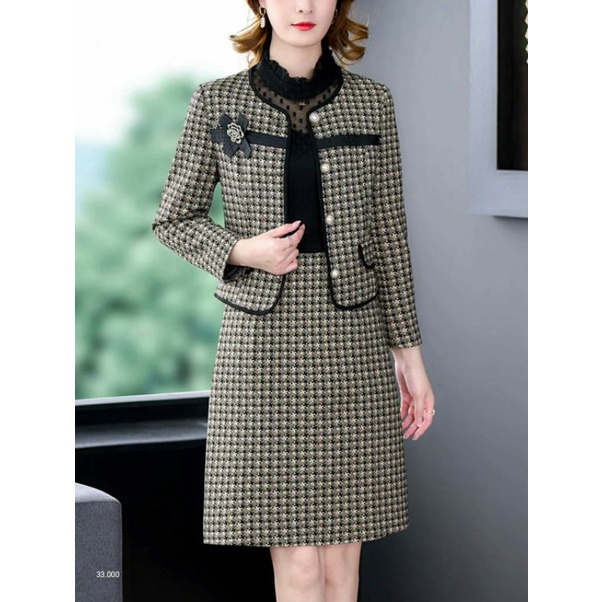 DRESS VERONICA BKK FASHION IMPORT TERBARU