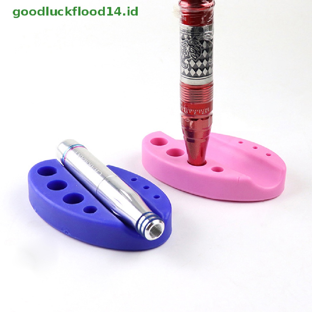 [GOOGFOUR] 1pc Pigment Silicone Tattoo Pen Holder Tinta Cup Pot Stand Rak Alat Makeup [TOP]