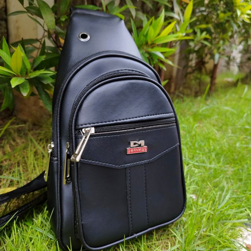 Tas Selempang Gendong Pria Original DM | WaistBag Pria Merk DM Konveksi
