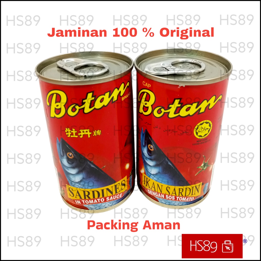 

Sarden Botan Malaysia 155gr KALENG KECIL - Ikan Sarden - Ikan Sardin