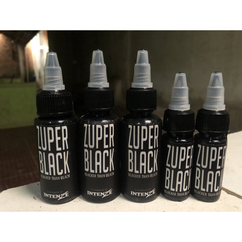 tinta tattoo 1oz dan 15ml intenze super black hitam pekat tattoo hitam eternal triple black tatto in