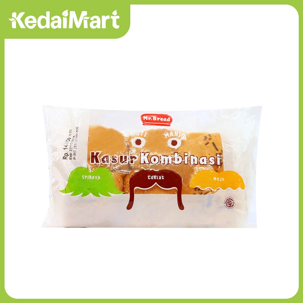 

Mr. Bread Roti Kasur Isi 6 Kombinasi