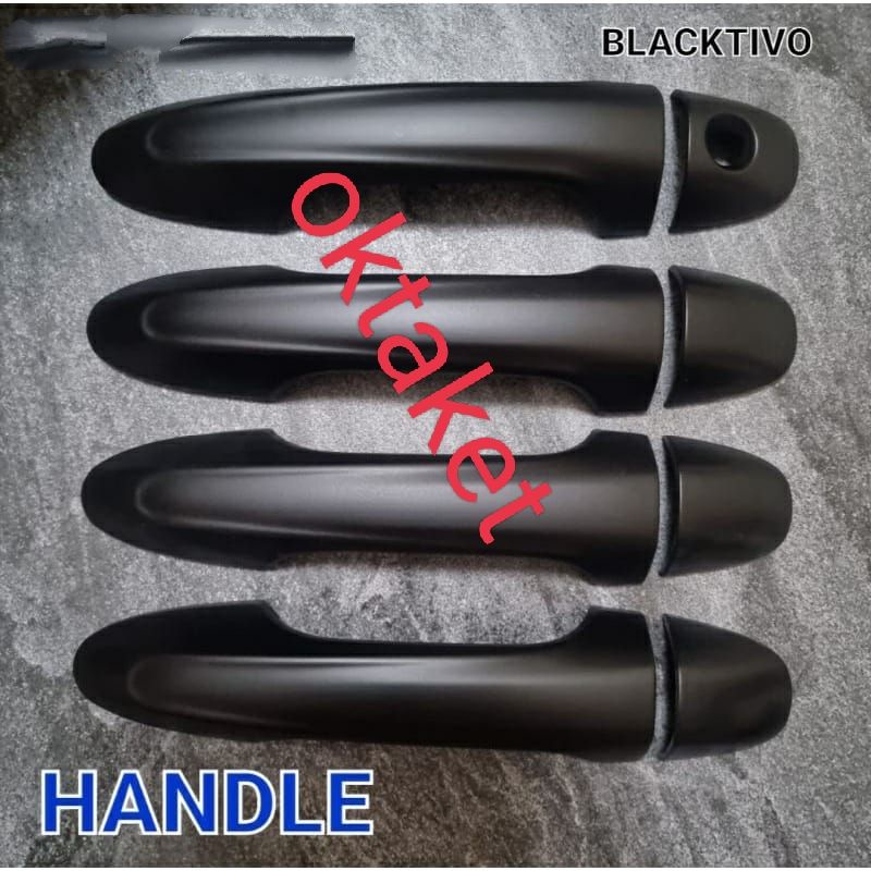 Cover handle new Yaris 2018 2020 2022 2023 hitam chrome Carbon Standar &amp; Keyless