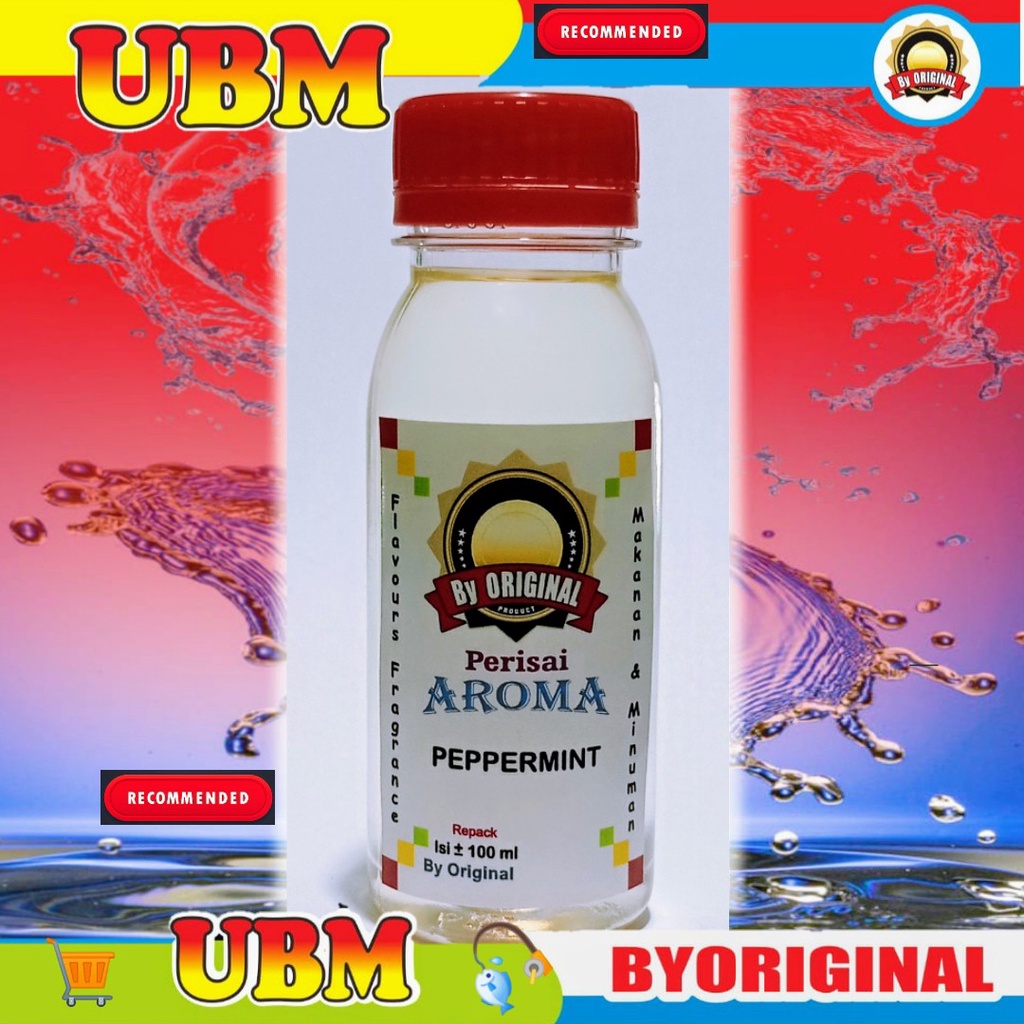 Essen biang PEPPERMINT . Perisai PEPPERMINT . Peppermint flavour. essence PEPPERMINT