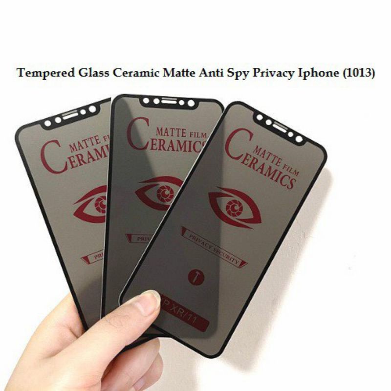 Ceramik Matte Spy Xiaomi Redmi S2 / 5 / 5+ / 7 / 7A / 8 / 8A / 8A Pro Anti Gores Spy Full Layar / TG