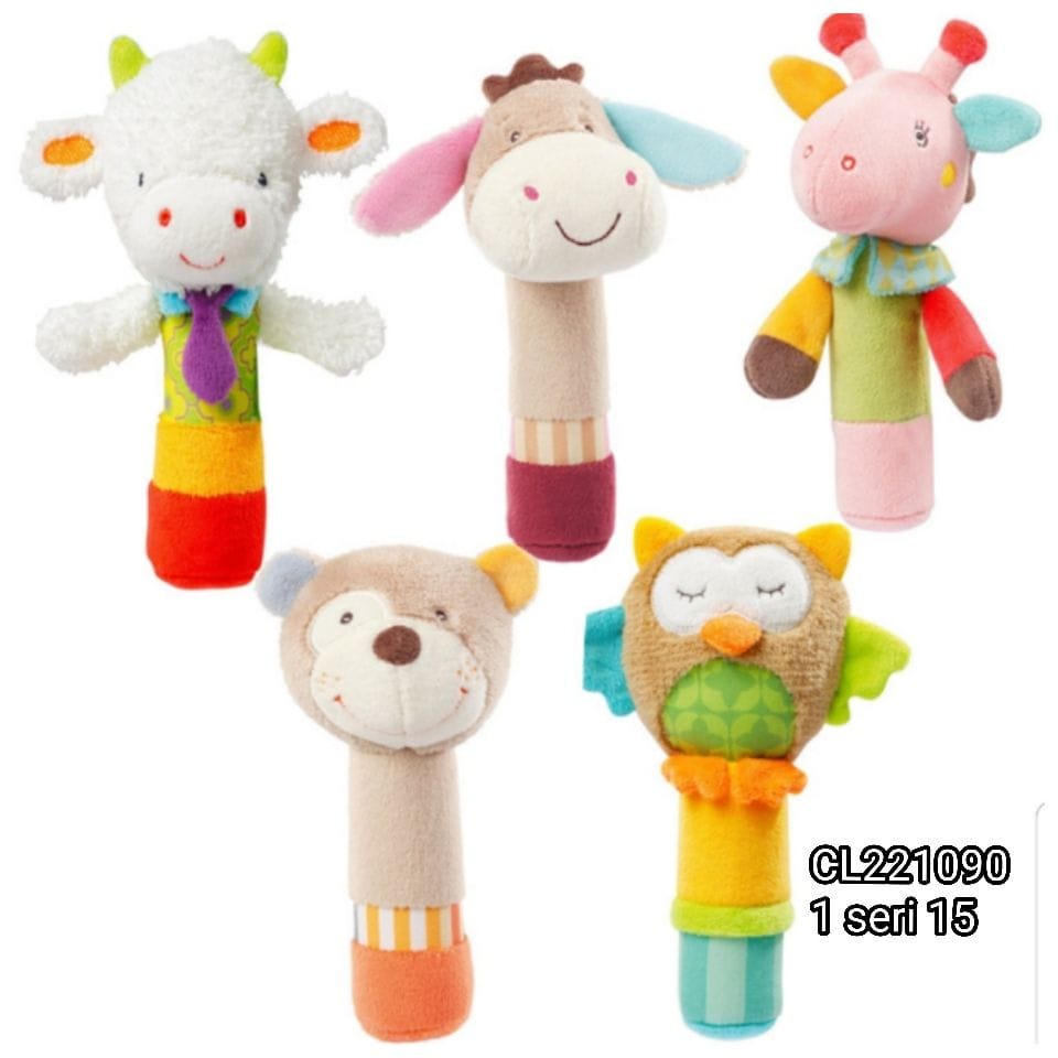 Carter Love Rattle Stick / mainan boneka bunyi / mainan edukasi bayi