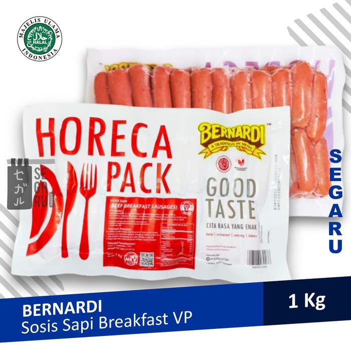 

BERNARDI Sosis Sapi Breakfast Horeca Pack 1kg