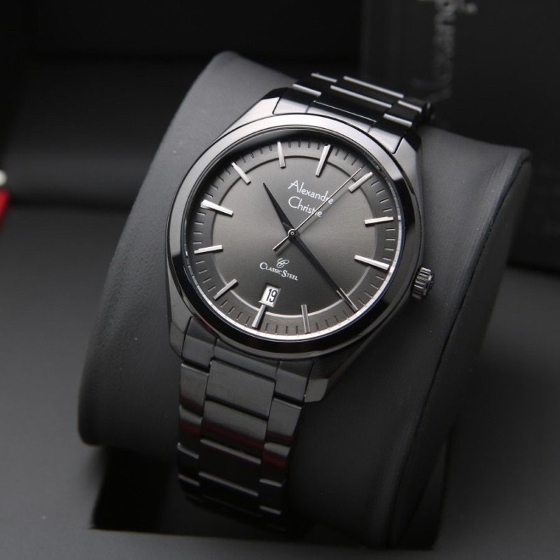 Jam tangan Alexandre Christie pria AC 8654 original