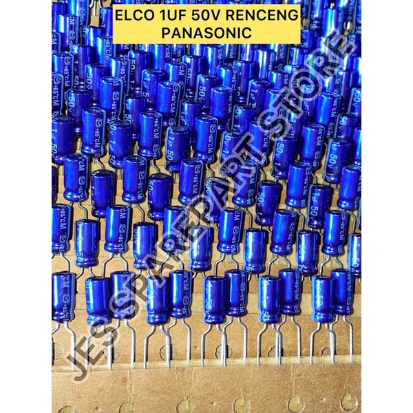 ELCO 1UF 50V RENCENG PANASONIC