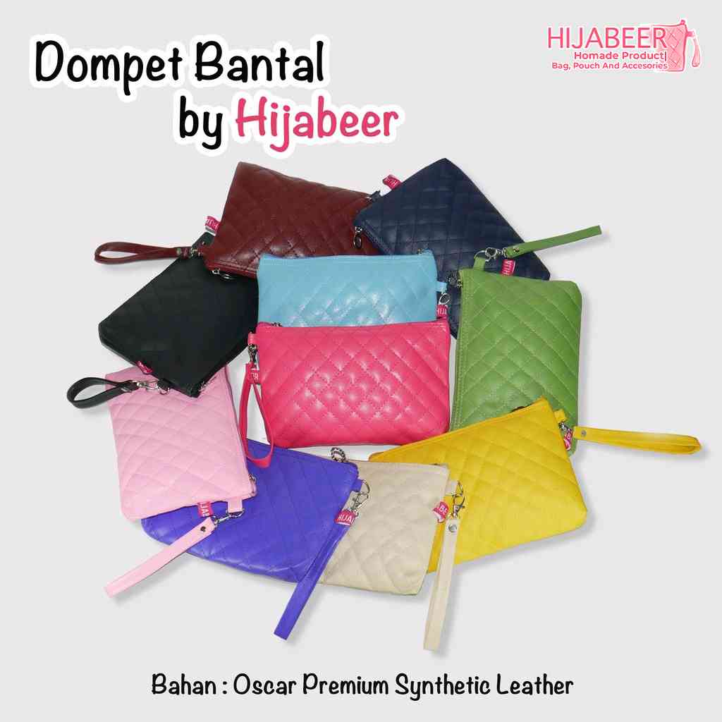 Dompet Bantal by Hijabeer - Dompet Wanita Pouch Kosmetik