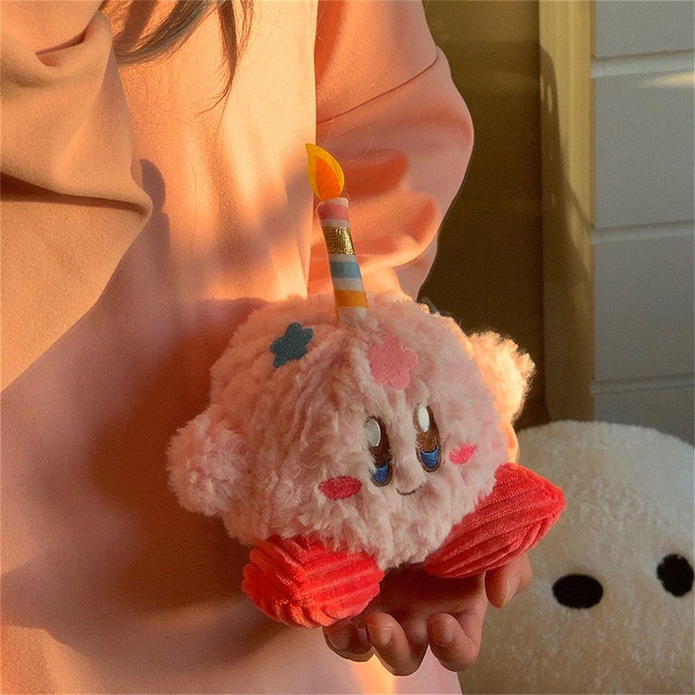 Lanfy Kirby Mainan Mewah Anak Hadiah Kawaii Kartun Untuk Gadis Lembut Dekorasi Kamar Boneka Boneka