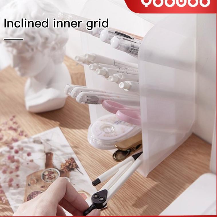 

[R-R9R ♫♪] tempat alat tulis pensil kosmetik stand organiser Serbaguna Portable-berkualitas