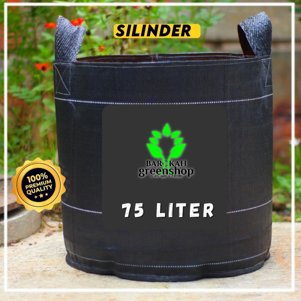 PLANTER BAG 75 LITER BULAT- POT - MEDIA TANAM