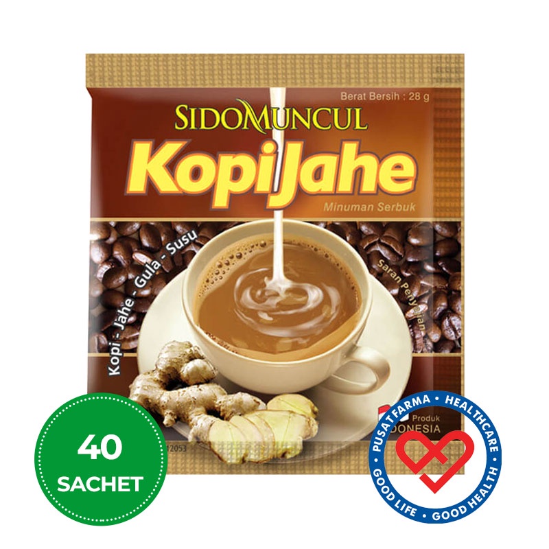 

Sido muncul Kopi Jahe 10 Sachet Antivirus Menghangatkan dan Menyegarkan Tubuh - 4 Pcs