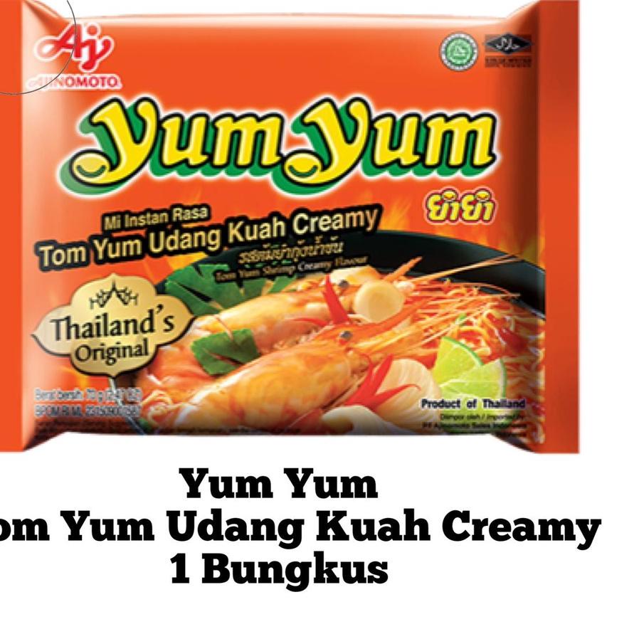 

Star Yum Yum Mie Instan rasa Tom Yum Udang Kuah Creamy 1 bungkus Ajinomoto yumyum