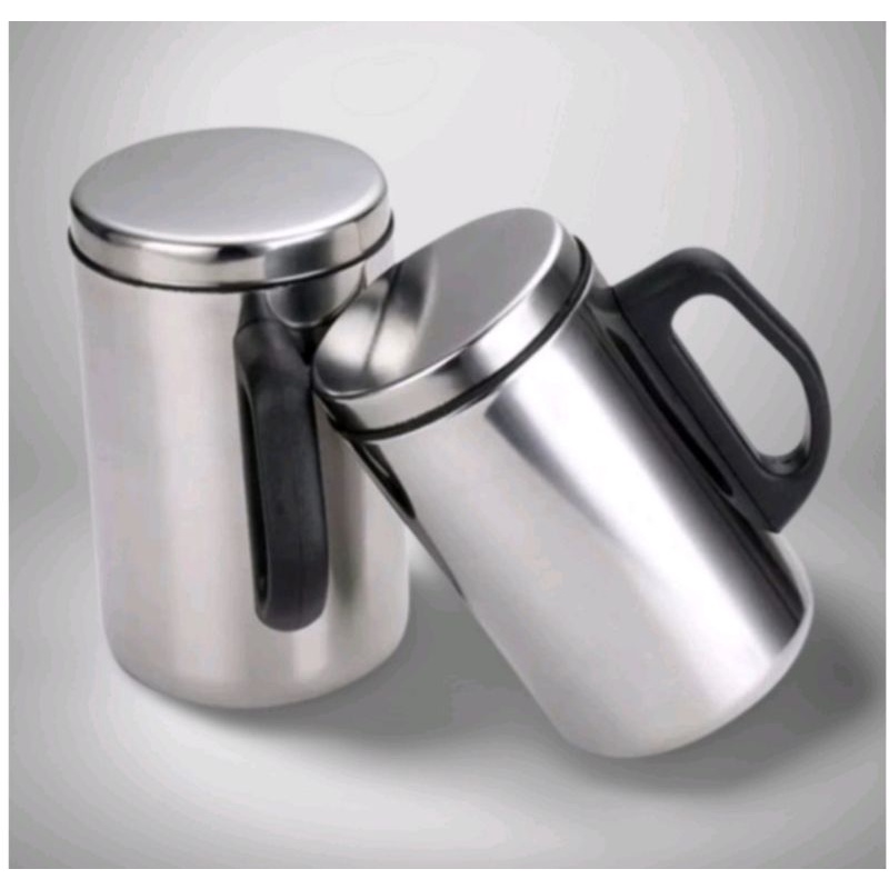 US054 Gelas Mug Thermos Mug Tahan Panas Stainless 500ML By Toko Haji Usman