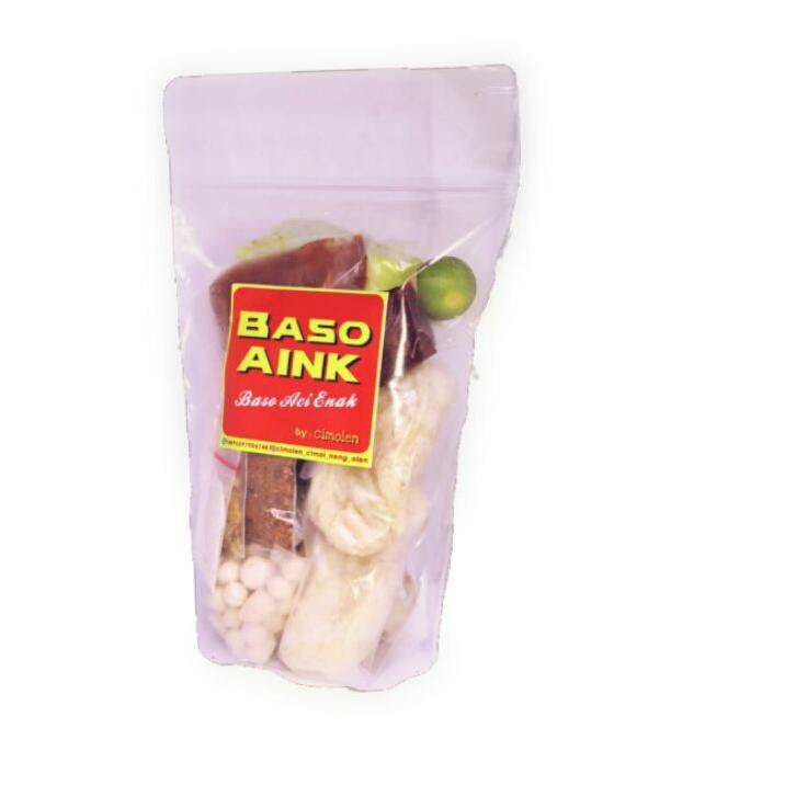 

Baso Aink, Baso Aci Enak by CIMOLEN, plus bumbu lengkap 300gr.