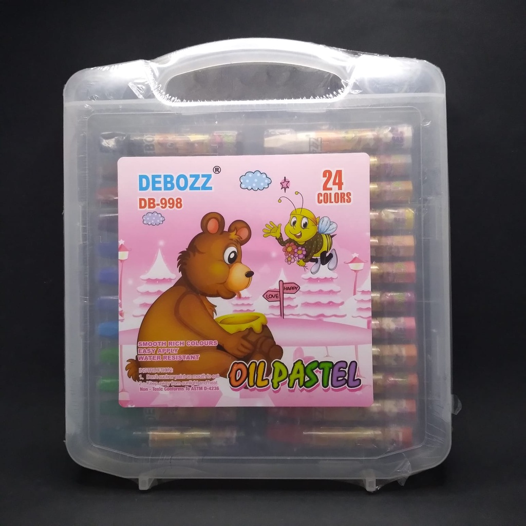 

CRAYON DEBOZZ OIL PASTELS 24 WARNA