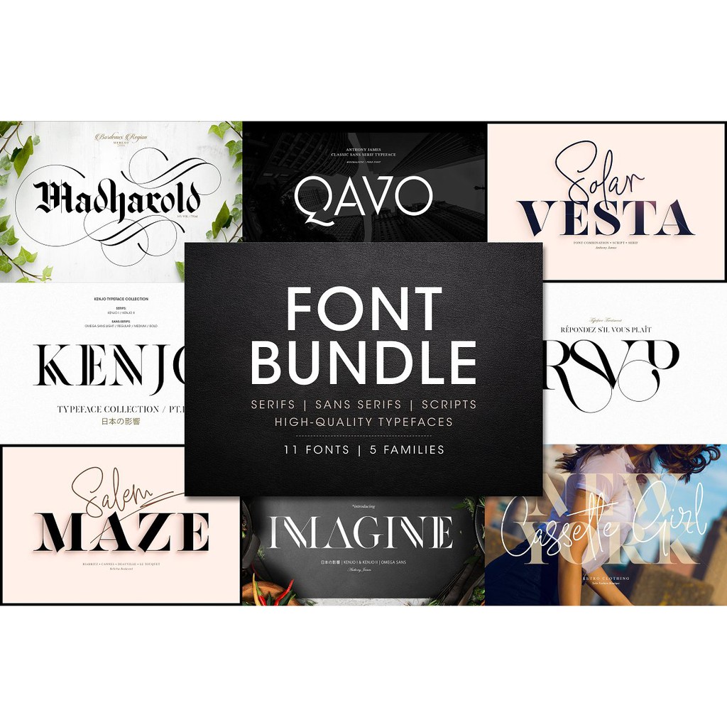 Creative Market | Kumpulan Font Premium Pack