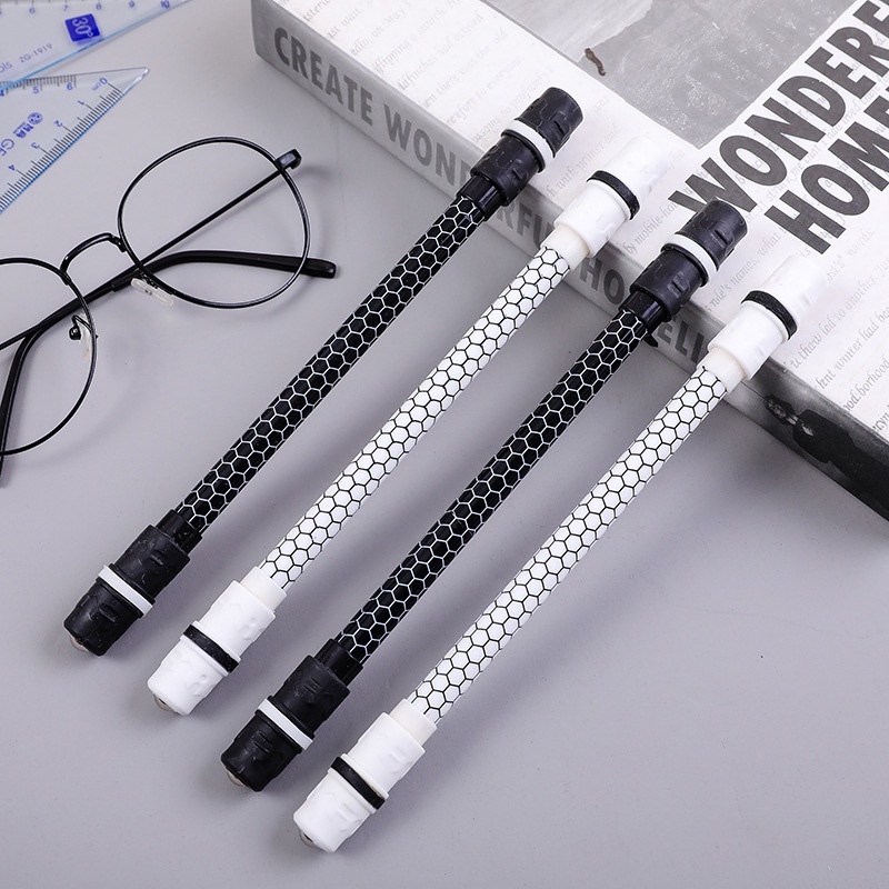 COD ❤️ Pen Puter Spinner Toys/ Spinning Pen/ Pulpen Putar Spinner/ Bolpoin Anti Slip Untuk Anak / Dewasa Anti Stress Rotating Pen Impor Harga Rendah-Bellamy's-New💥 N-Random