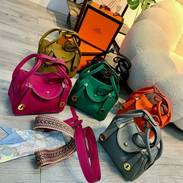 TAS SELE,PANG WANITA, KREMES LINDY MINI UKURAN 20CM