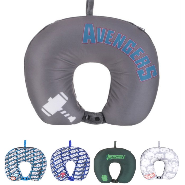 BANTAL LEHER MARVEL 2IN1 BANTAL SOFA - MINISO U-SHAPED PILLOW