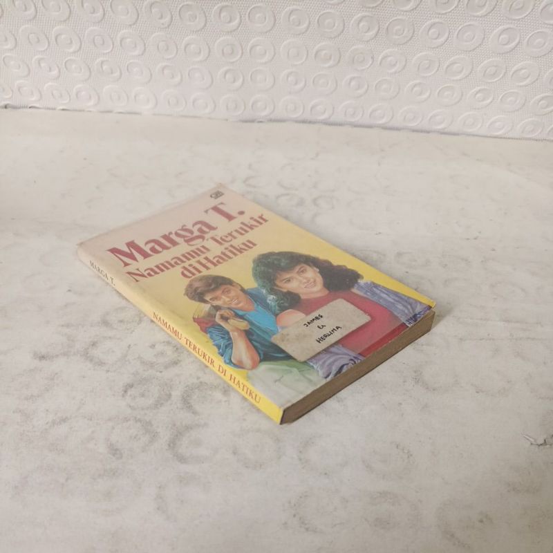 novel marga t. NAMAMU TERUKIR DI HATIKU