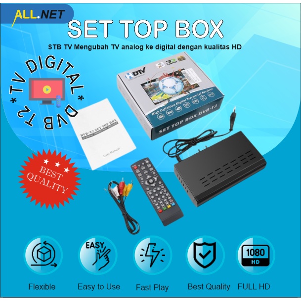 SET TOP BOX TV DIGITAL DTVB Merubah TV analog jd Digital