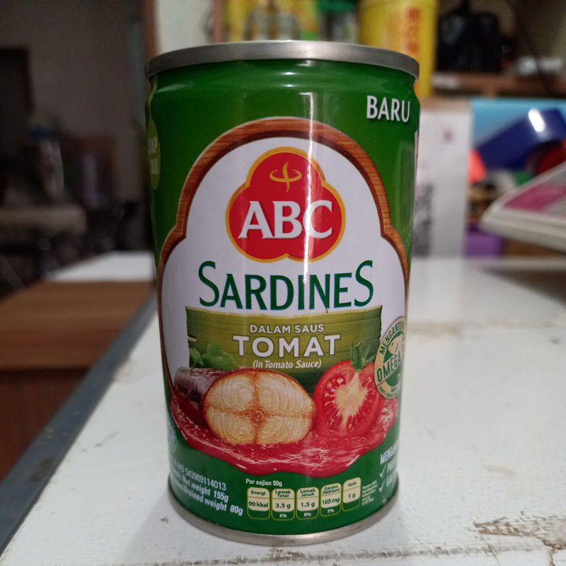 

SARDEN / SARDINES ABC SAUS TOMAT - 155 GR