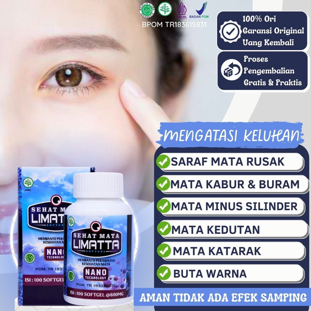 Jual Obat Saraf Mata Rusak Herbal Alami Obat Mata Plus Kabur Dan Buram ...